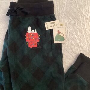 Aeropostale XXS Peanuts Snoopy PJ Pants NWT